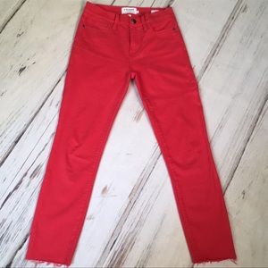 Frame Denim Distressed Le High Skinny Jeans 28